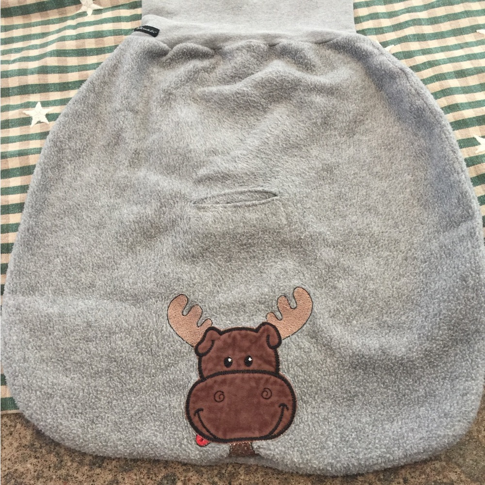 German Sterntaler Baby Carseat Stroller Moose Blanket Sleepsack sleepingbag